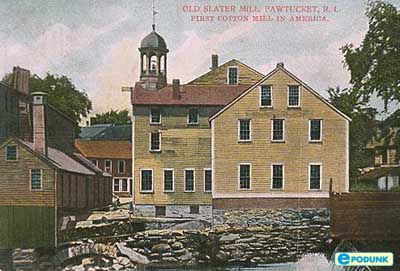 slater mill postcard