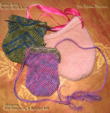 crochet chevron bag
